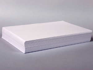 Pile of blank paper